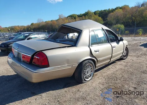 2000 Mercury Grand Marquis Gs из США, поврежденный, VIN 2MEFM74W5YX657264